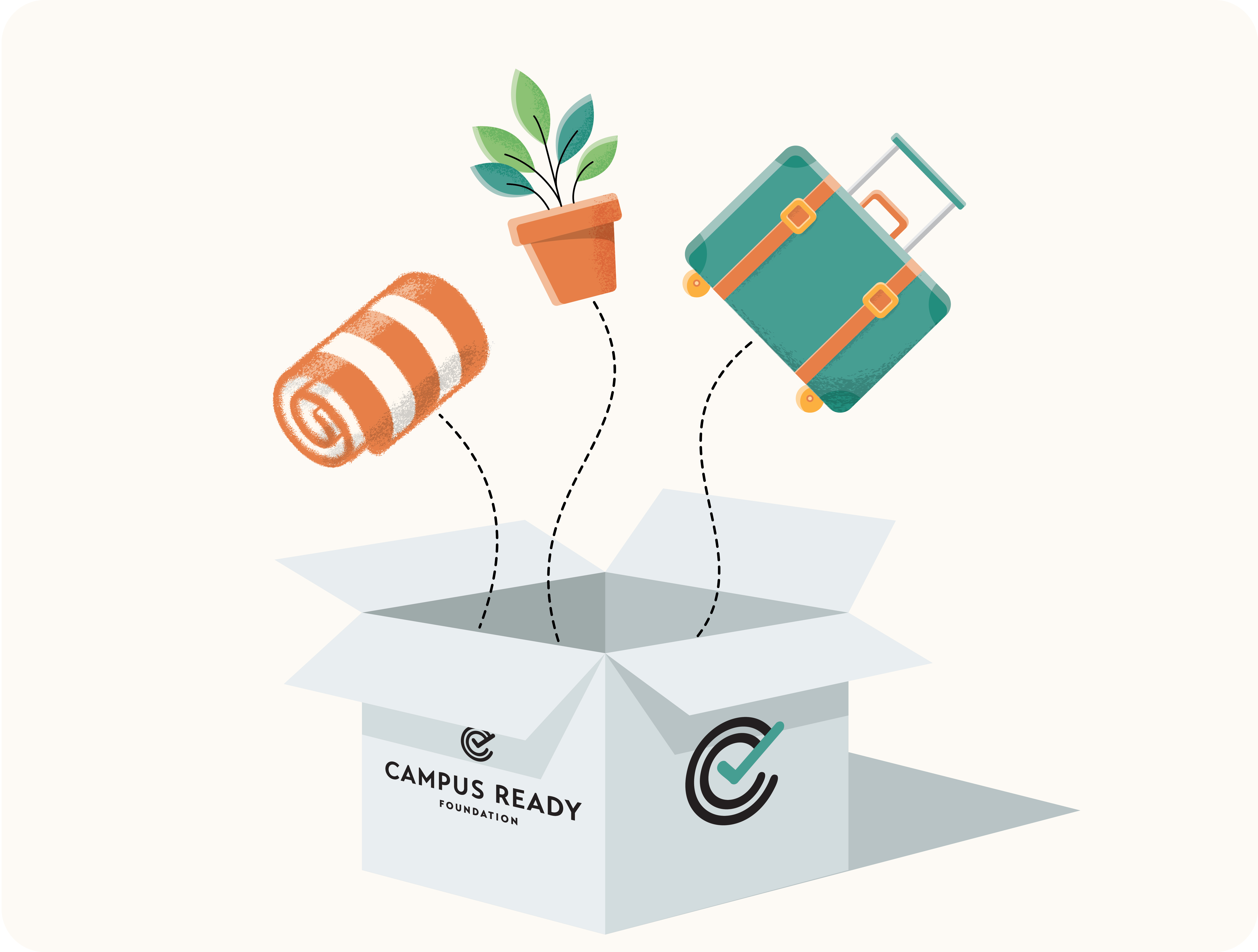 Campus Ready Foundation care box illustration